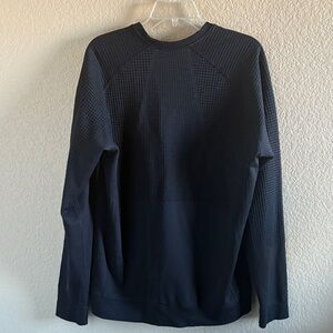lululemon athletica Men's Textured Black Crewneck Sweater